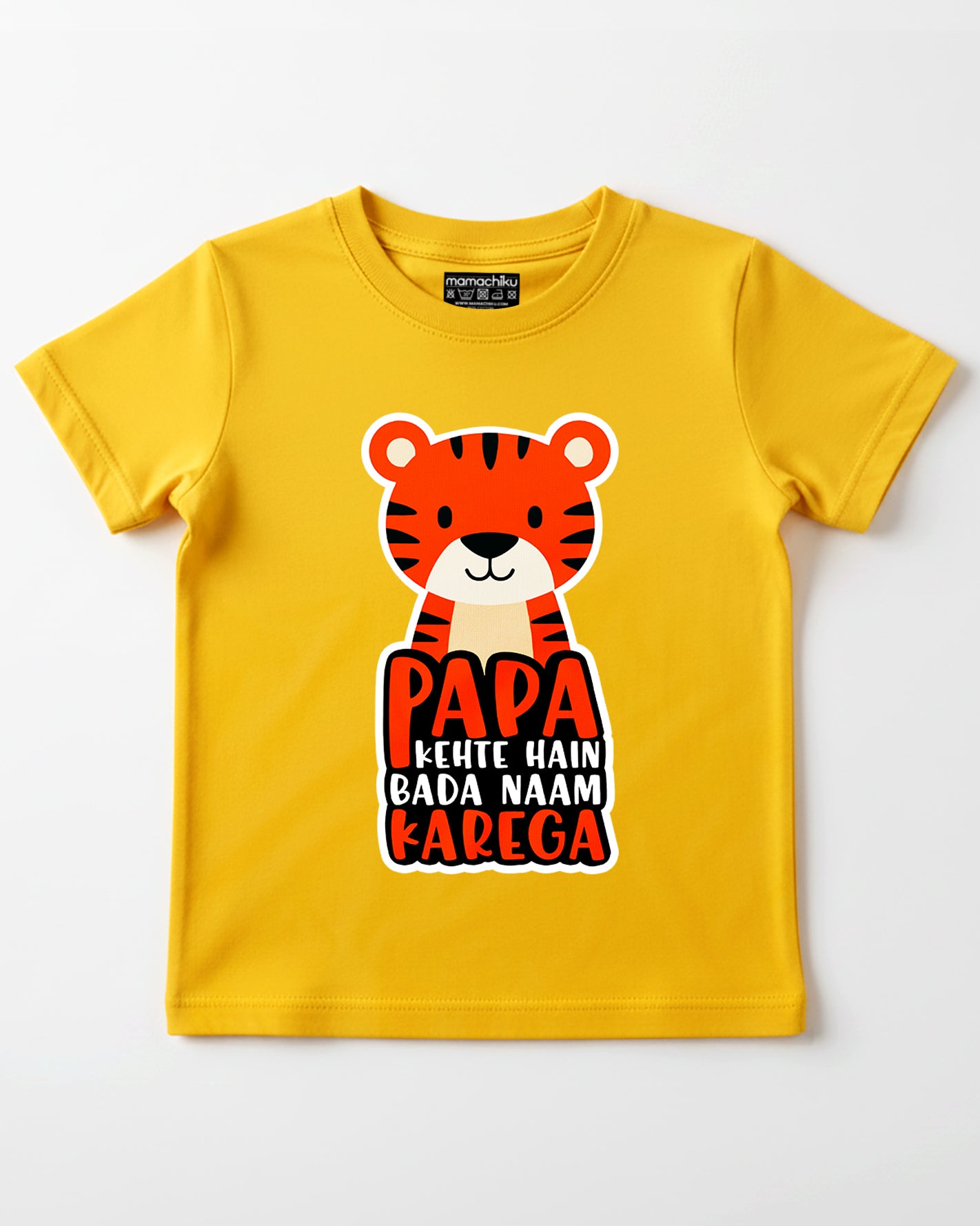 Kids Cotton T-Shirt for Boys “Papa Kehte Hain Bada Naam Karega”