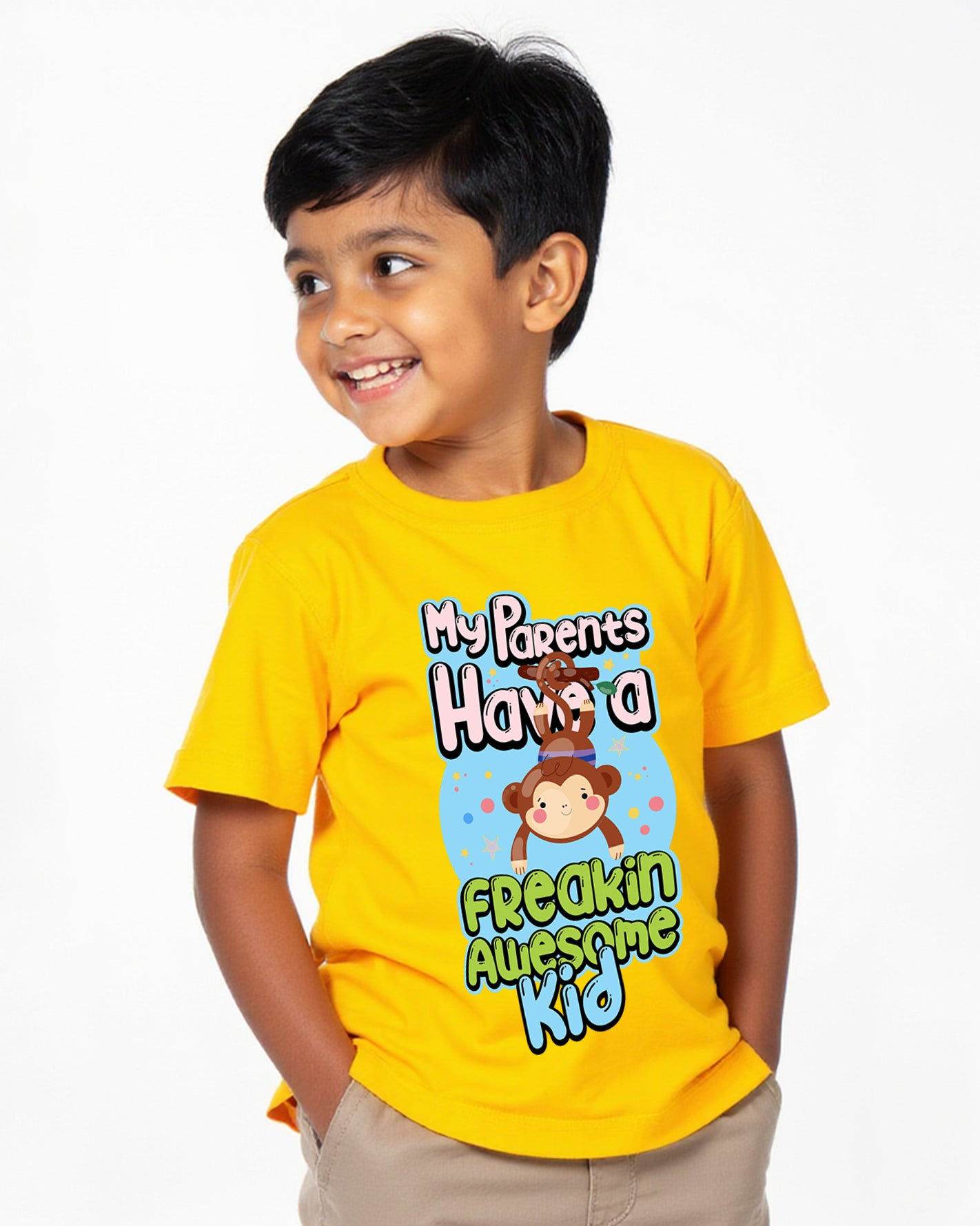 Kids Cotton T-Shirt for Boys “Awesome Kid”